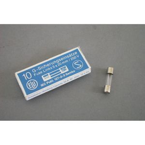 Set a 10st. Zekering 5x20t 2,5A (zww) 73315S