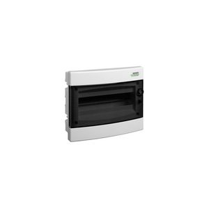 Installatiekast kunststof transparant deur IP40 1 rij 1 PNF 12T