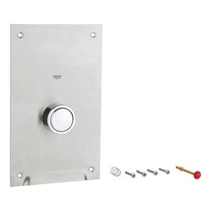 Dal bedienings-afdekplaat chroom v.closetspoeler