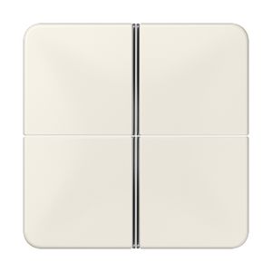 Tastafdekking 4-voudig compleet CD wit KNX