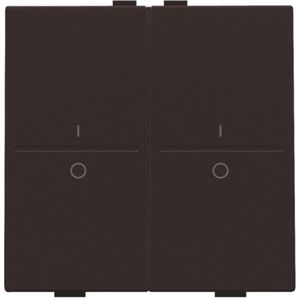 2-voudige toets met opdruk I en 0 RF schakelaar/knop d.brown