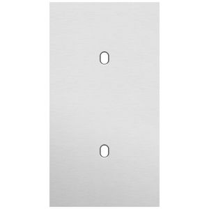 Tweevoudige afdekpl. verticaal 71mm centerafstand twee enkel