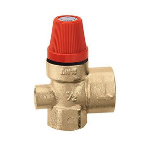 Overstortventiel m manometeraansl. 1/2"bn.x3/4"bn. 3bar