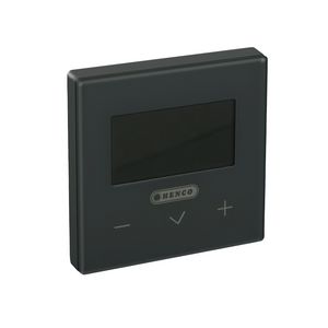 Digitale thermostaat HencoLogic verwarmen/koelen, bekabeld, zwart