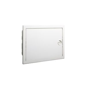 Installatiekast plastic vlakwit deur verzonken IP40 1 rij 12