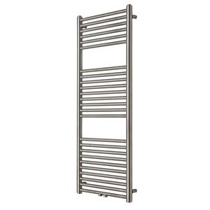 Handdoekradiator ELEGANCE COMPACT 50mm middenaansl. 1200x600mm RVS geborsteld 480W