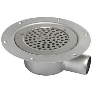 Vloerput RVS304 Ø155mm zu 50mm laag v vinyl geschrrst nv