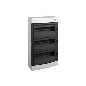 Installatiekast transparant deur opb. IP40 3 rijen PNS 36T