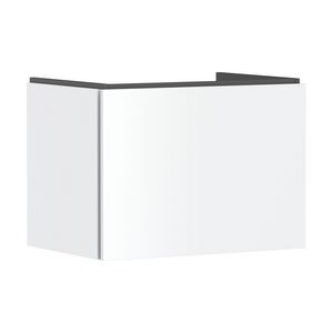 Badmeubel Xilesa E 680/470+1 lade wastafel mat wit