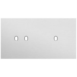 Tweevoudige afdekpl. horizontaal 71mm centerafstand een twee