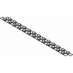 Lengte a 1,35m. Koppelstrook Tecto B=100mm VVE=25