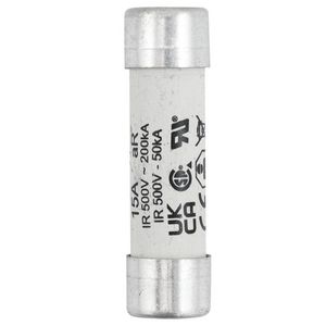 Zekering hoge snelheid 15A AC 500V 50kA 14x51mm aR UL VVE=10