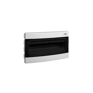 Installatiekast kunststof transparant deur IP40 1 rij 1 PNF 18T