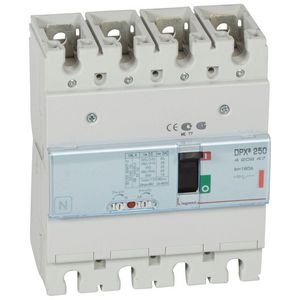 Vermogensschakelaar 250 Thermomagn. 160A 4-polig 36kA DPX3