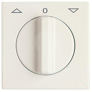 Centraalplaat v inbouw jaloeziesch draai IP44 A-w creme (2142 DR-32)