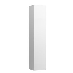 Hoge kast 35 5x35 5x165 1deur scharnierLi Lidraaiend gl. wit