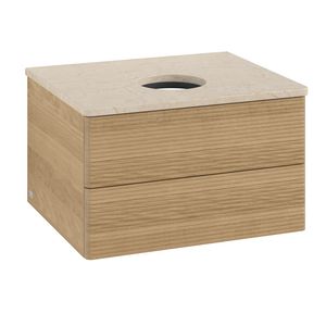 Wastafelonderkast Antao 600x360x500mm Honey Oak L18113HN