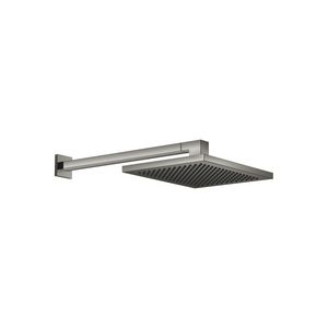 Regendouche wandbevest. FlowReduce 300x240mm Dark Chrome