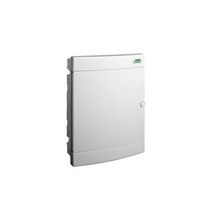 Installatiekast kunststof wit deur IP40 2 rijen 2x12 mod.