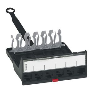 Patch cassetteblok voor 6 connectoren LCS3