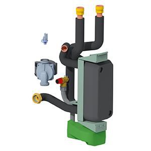 Hydraulische scheidingsmodule buiten- en binnenunit