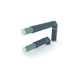 Aansluitset dubbel 90gr. D160mm