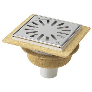 Vl.put 146x146mm ws50 vast.rstr RVS304+sierr onder+fl zand