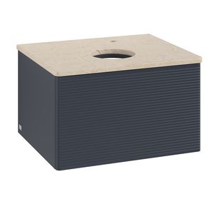 Wastafelonderkast Antao 600x360x500mm Mid.Blue Matt Lacquer L29153HG