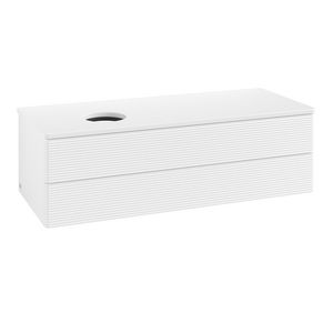 Wastafelonderkast Antao 1200x360x500mm White Matt Lacquer K22110MT