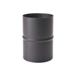 PK Ø80mm Verloop mannelijk-mannelijk zwart