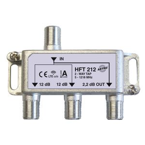 Aftakelement 2-V 12dB aftakdemping retour met f-aans. VVE=10