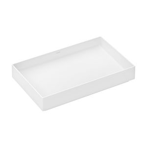 Wastafel Xuniva Evo E waskom 650/400 z. kraangat mat wit