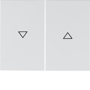 Wippen enkele kaloezieschakelaar berker K.1/K.5 polarwit