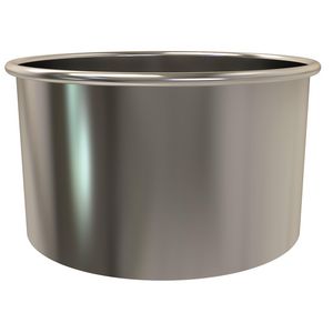 EW Ø150mm Aansluiting kachel vrouwelijk RVS