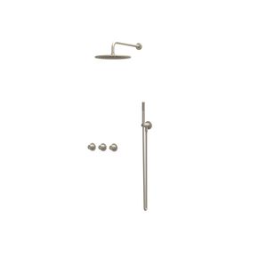 Afbouwdeel regendouche Combiset Nexus 4 inbouwthermostaat gebor. nickel CSN4EXGNAFAA excl. inbouwbox
