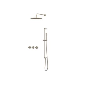Afbouwdeel regendouche Combiset Nexus 4 inbouwthermostaat gebor. nickel CSN4EXGNAFAB excl. inbouwbox