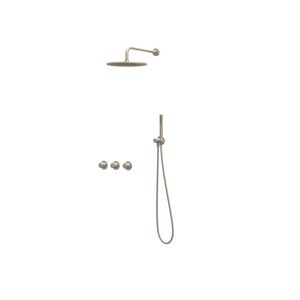 Afbouwdeel regendouche Combiset Nexus 4 inbouwthermostaat gebor. nickel CSN4EXGNAFAC excl. inbouwbox