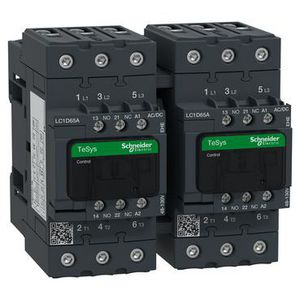 Omkeercontactor 3P 65A AC-3 <440V 48-130V AC Green