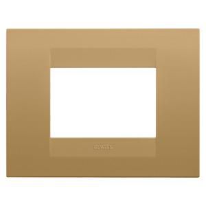 GEO PLAAT-VAN GELAKT TECHNOPOLYMEER-3 MODULE-GOUD-CH