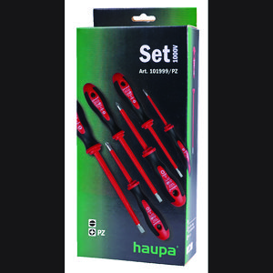 Schroevendraaierset 6-delig 1000V sleuf+pozidriv