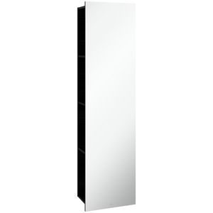 Aflegplank met spiegel Black Oak C59600AB