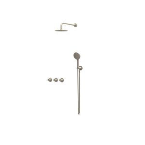 Afbouwdeel regendouche Combiset Nexus 4 inbouwthermostaat gebor. nickel CSN4EXGNBAAA excl. inbouwbox