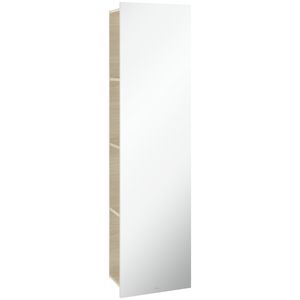 Aflegplank met spiegel White Oak C59600AA