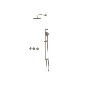 Afbouwdeel regendouche Combiset Nexus 4 inbouwthermostaat gebor. nickel CSN4EXGNBAAB excl. inbouwbox