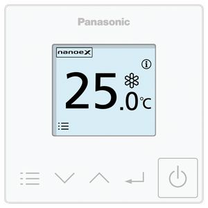Bedrade bediening voor 60x60 cassette Wit