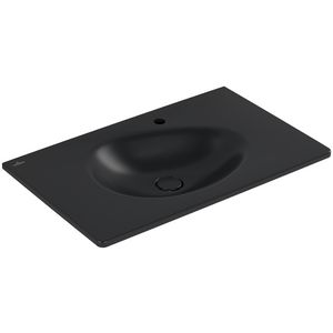 Meubelwastafel Antao 800x500mm Pure Black CeramicPlus 4A7581R7