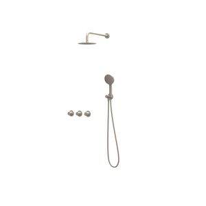 Afbouwdeel regendouche Combiset Nexus 4 inbouwthermostaat gebor. nickel CSN4EXGNBAAC excl. inbouwbox