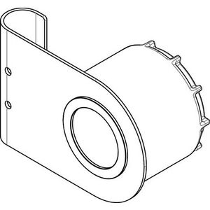 Solo SF RVS knop t.b.v. steunbeugel