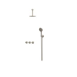 Afbouwdeel regendouche Combiset Nexus 4 inbouwthermostaat gebor. nickel CSN4EXGNBABA excl. inbouwbox