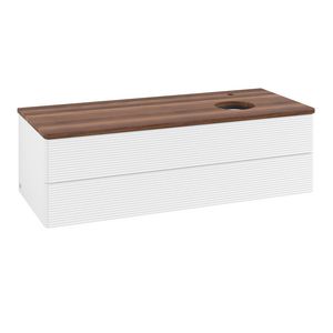 Wastafelonderkast Antao 1200x360x500mm White Matt Lacquer K23152MT